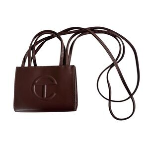 Telfar Small Brown Shopping Bag